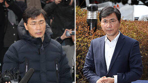 안희정 영장실질심사 출석 , 양복에 노타이 ‘말끔’…오늘 밤 구속 여부 결정