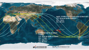 톈궁 1호 추락 임박…2일 오전 9시 12분 예상