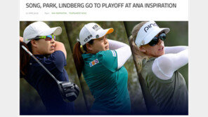 제니퍼 송, 박인비·린드베리와 연장전 돌입…생애 첫 우승 도전