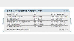 강남 집값 주춤하자… 강북이 후끈