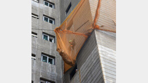 27층서 추락 작업자, 6층 그물망에 걸려 ‘구사일생’