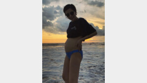 “아름다운 D라인”…김나영, 둘째 임신 자랑