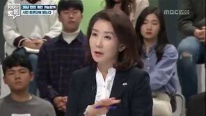 ‘100분 토론’ 나경원 “토지공개념, 사회주의 헌법 우려”…유시민 “무식의 소치”