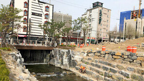 춘천 약사천 상류 수변공원 4년만에 준공