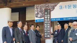 “내년 100주년 맞는 3·1운동, 유네스코 세계유산으로”