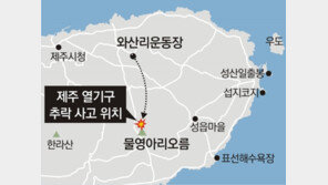 추락 열기구 150m ‘질질’… 숨진 조종사는 조절기 놓지않았다