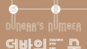 [책의 향기]“인간이 맺는 관계의 수, 뇌 신피질 크기가 결정”