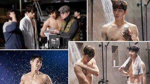 우르오스, ‘스킨워시’ 신규 CF 비하인드 컷 공개