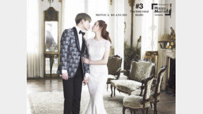 ‘18세차 극복’ 함소원, 웨딩화보 공개…진화와 백허그 ‘다정’