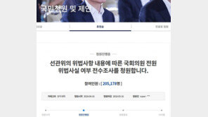 ‘국회의원 국외출장 전수조사’ 靑 국민청원, 이틀 만에 20만 명 돌파