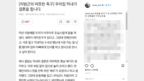 한채아, 차범근 글에 “오랫동안 먹먹한 감동을 준 아버님의 글”