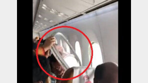 [영상] 난기류 만난 여객기 창문 분리 ‘아찔’…승객들 ‘혼비백산’