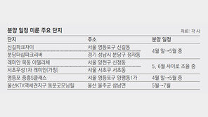 청약개편-선거-월드컵 3중변수… 건설사들 줄줄이 분양 연기