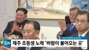 오연준, 만찬장서 ‘바람이 불어오는 곳’ 열창…김정은·리설주도 ‘활짝’