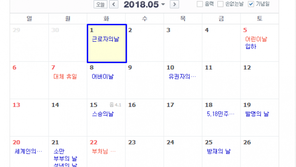 근로자의날 은행 ‘영업 NO’…택배·학교·관공서는?