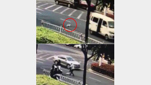 [영상] 10개월 된 아기 차 밖으로 ‘뚝!’…눈치 못 챈 부모는 ‘쌔앵~’