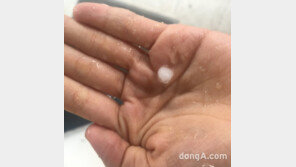 “하늘 구멍난 줄” “지붕 뚫을 기세”…갑작스런 서울 우박에 SNS ‘들썩’