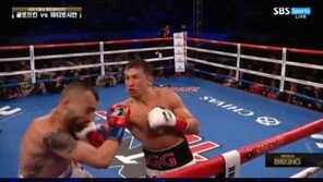 ‘무패복서’ 골로프킨, 마티로시안 상대 2R TKO승…미들급 20차 방어