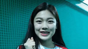 LG-두산 시구 나선 ‘하니’ 김유안 “모두 다치지 않고 경기 마치길”