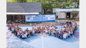 WKBL ‘W 위시코트 캠페인’｜코트 기증행사에 가다
