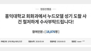 홍대 누드크로키 논란 일파만파…靑 국민청원, 사진 유포자 처벌 촉구 ‘봇물’