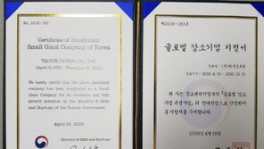 해외직판 전문기업 티쿤글로벌  ‘2018 글로벌 강소기업’ 선정