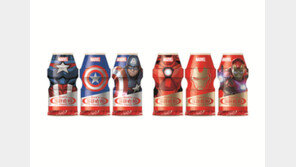 ‘얼려먹는 야쿠르트’ 어벤져스 한정판 출시