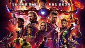 ‘어벤져스 인피니티 워’ 관객수, 949만명… 역대 21번째 ‘1000만 영화’ 눈앞
