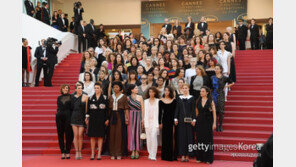 [이해리 기자의 칸 리포트] 여성 영화인 82명, 칸 레드카펫서 여성연대 선언