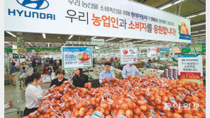양파 할인 판매하고, 농민 돕고… 현대차-농협 ‘상생마케팅’