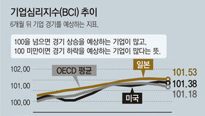 잇단 ‘기업 옥죄기’에 위축… 기업심리지수 한국만 내리막