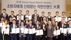 ‘2018 소비자에게 신뢰받는 착한브랜드 대상’ 시상