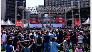 [포토] 열띤 열기의 대표팀 출정식 현장