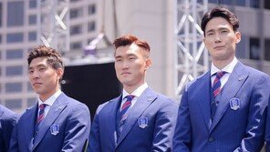[포토] 윤영선-장현수-오반석 ‘대표팀 수비는 우리에게 맡겨요!’