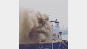 인천항 화재 선박에 차량 2100대…막대한 피해 예상