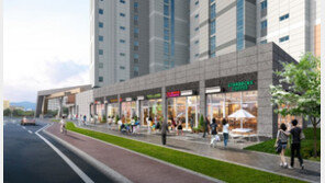 우남건설, 항동지구서 1층 상가 6호실 선보여