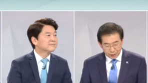 안철수 “박원순 유체이탈형 화법 많다”…박원순 “야박하시다”	