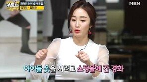 김경화, 출산후 잠자리서 피하는 남편 때문에 ‘펑펑’…“섹시한게 좋다더라”