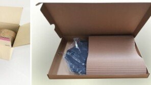 CJ오쇼핑, 친환경 종이 포장재 도입