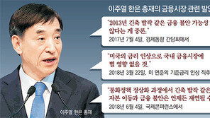 이주열 “신흥국 자본유출-금융불안 재연 가능성”