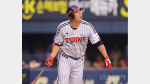 [포토] 김현수 ‘타점기계 1회부터 신고합니다~’