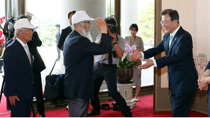 문재인 대통령, 국가유공자 초청 오찬