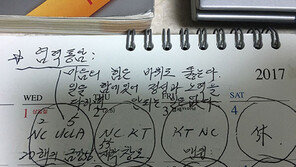 자필메모로 절감한 김경문 전 감독의 절대고독