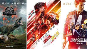 ‘쥬라기’ ‘앤트맨’, 그리고 톰의 ‘미션6’…할리우드 대공습