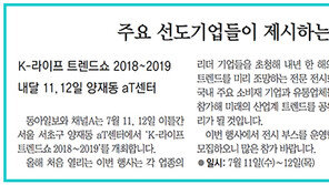 [알립니다]주요 선도기업들이 제시하는 미래의 트렌드