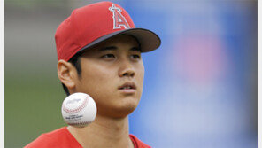 공 내려놓고 방망이만?… 팔꿈치 부상 ‘이도류’ 오타니