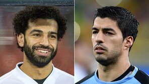‘월드컵 첫 경기 징크스’ 우루과이, 살라 출전 이집트 꺾을까?