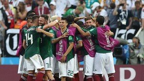 멕시코 승리로 복잡해진 F조