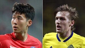 한국 스웨덴 선발 라인업 발표 ‘손흥민 VS 포르스베리 격돌’