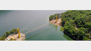 장성군 장성호 수변길 ‘출렁다리’ 25일 개통